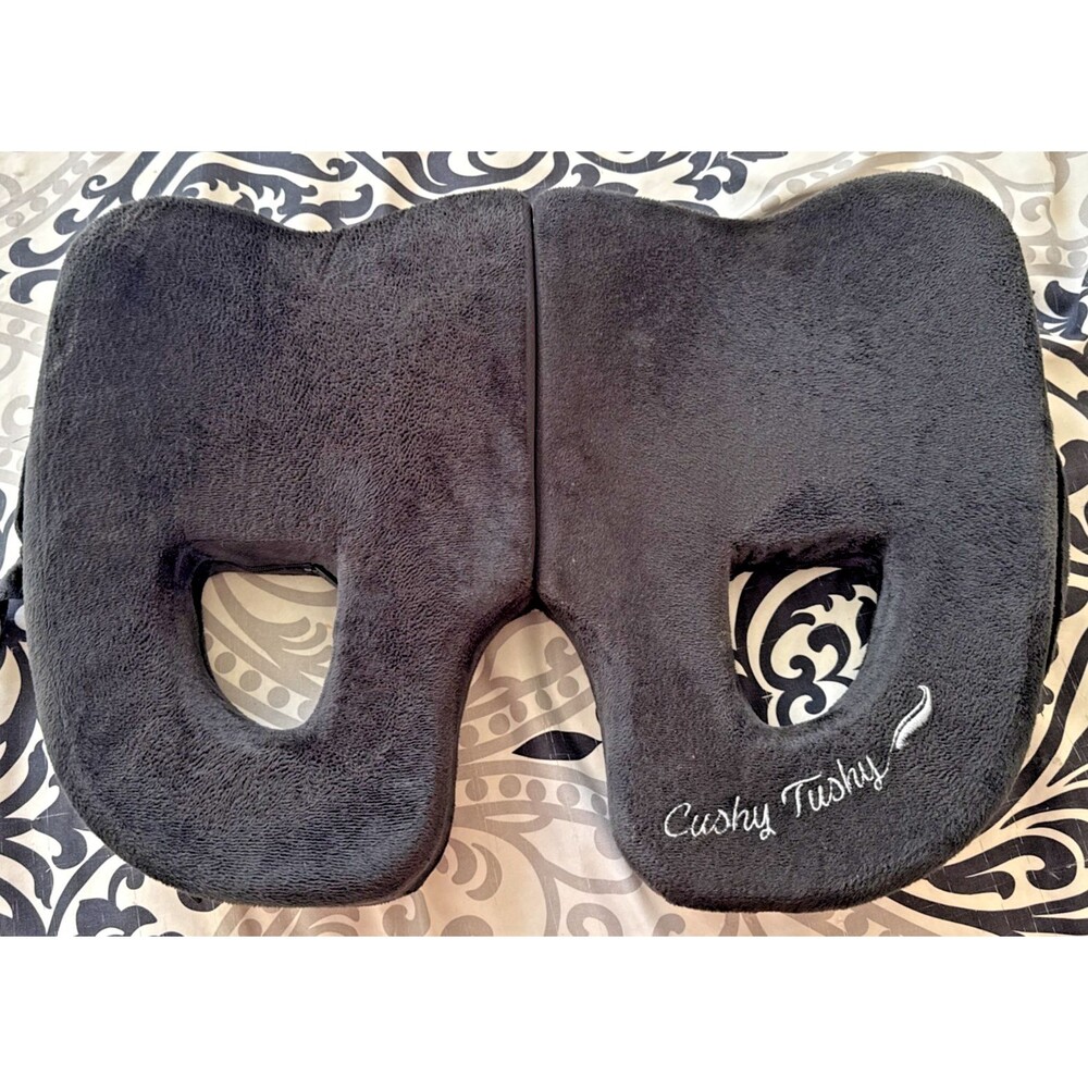 Cushy Tushy Premium Foldable Travel Seat Cushion, Travel Driving Wheelchairs